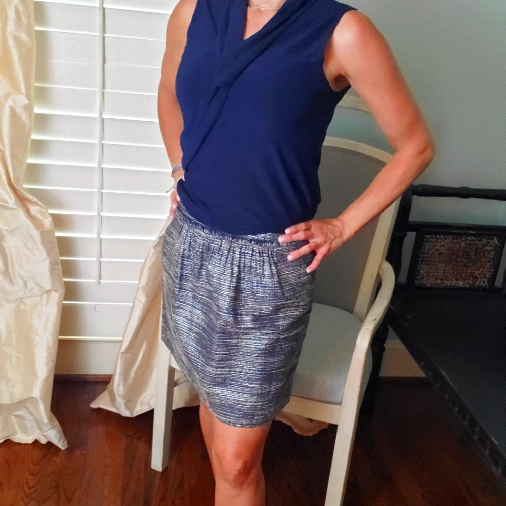 Textured skirt